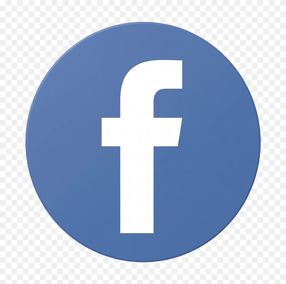 High-Resolution Facebook Logo Icon Transparent Background PNG Transparent Background