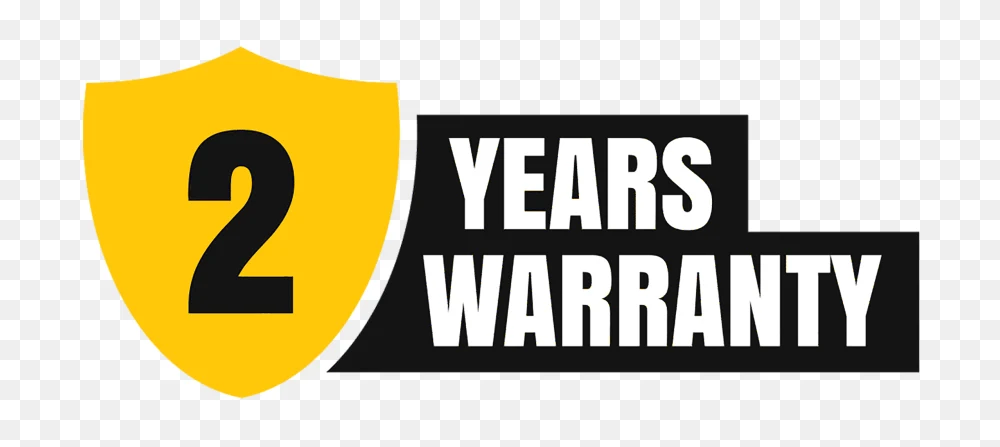 2 Years Warranty Vector PNG Transparent Background
