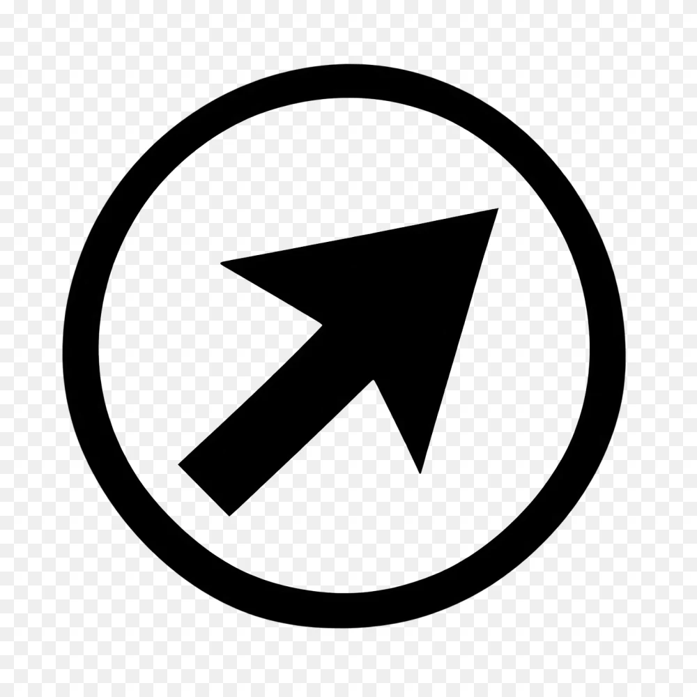 Black Arrow Circle Icon Transparent Background PNG  Transparent Background