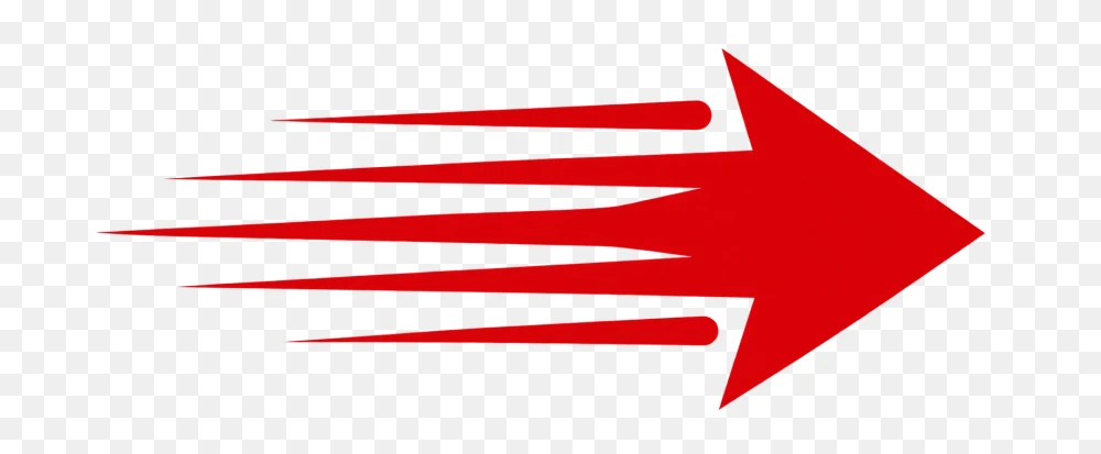 Dynamic Red Motion Arrow Transparent PNG Graphic  Transparent Background