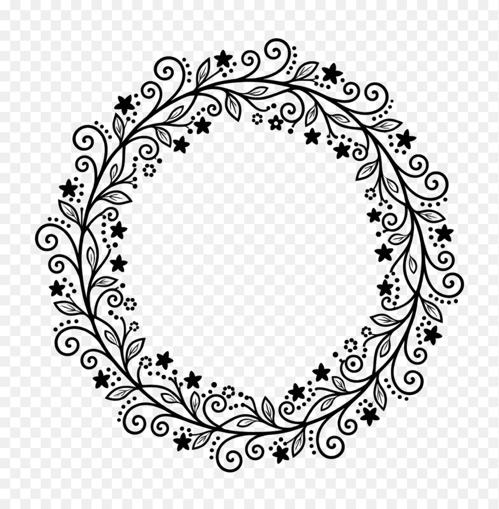 Floral Wreath PNG Transparent Background  Transparent Background