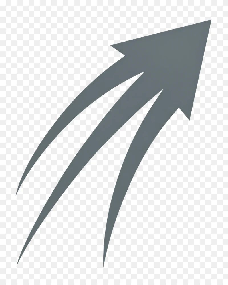 Grey Upward Arrow With Horizontal Steps PNG  Transparent Background