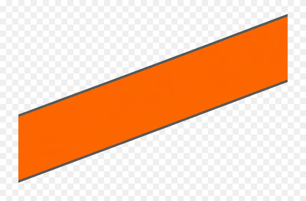 Orange Diagonal Banner Transparent Background PNG  Transparent Background