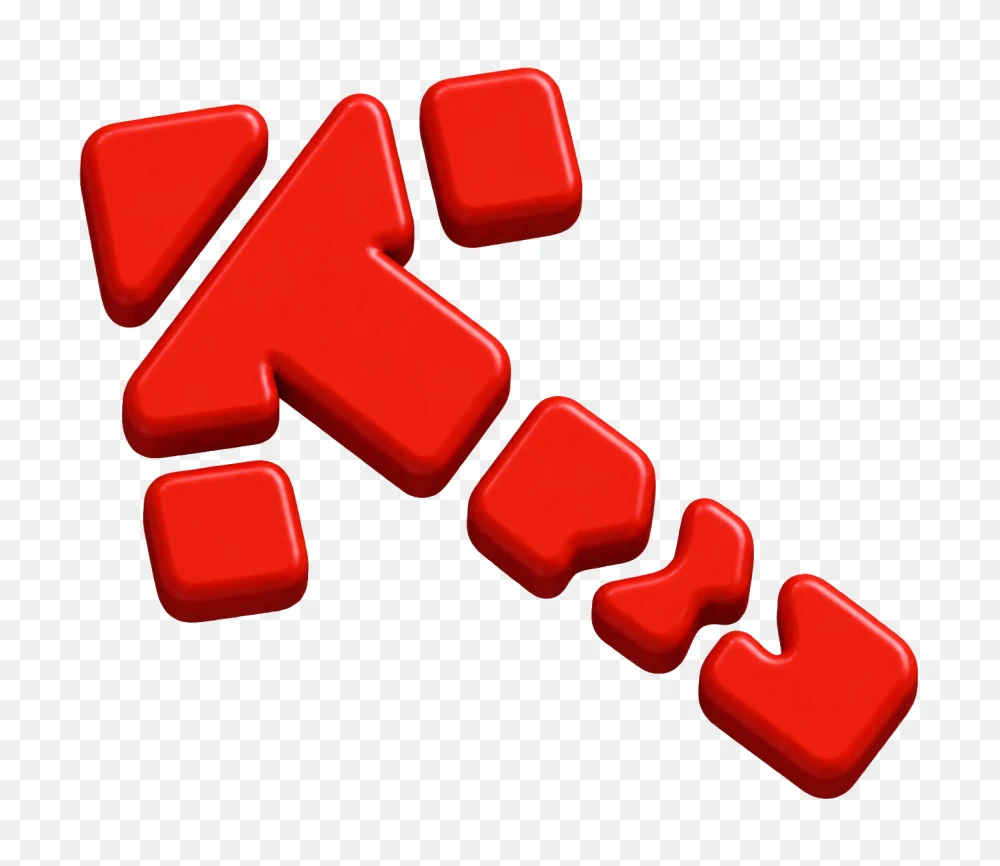 Red 3D Abstract Arrow PNG Transparent Background  Transparent Background