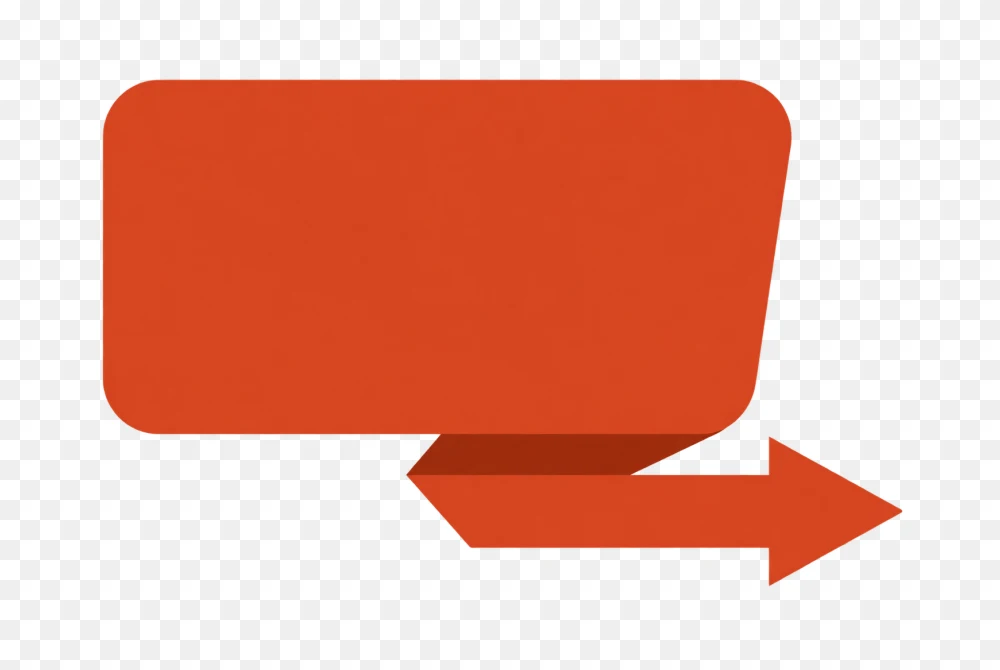 Red Banner With Arrow Shape Transparent PNG  Transparent Background