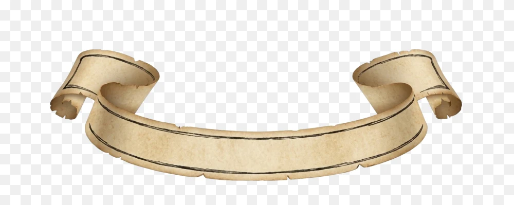 Vintage Parchment Banner Transparent PNG  Transparent Background