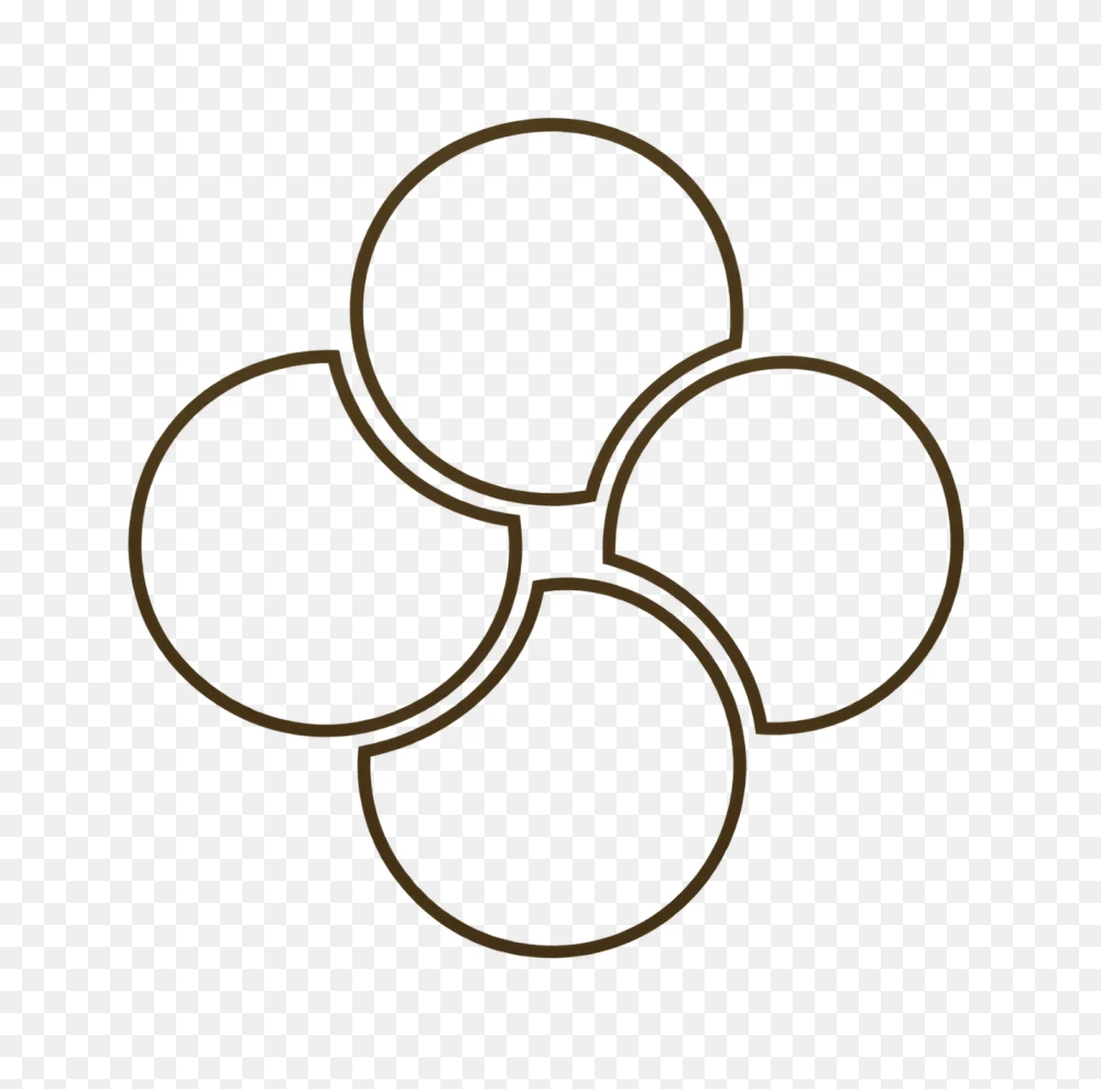 Abstract Brown Flower Symbol Transparent Background PNG  Transparent Background