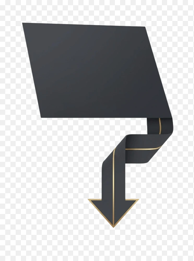 Black Arrow Banner Transparent Background PNG  Transparent Background