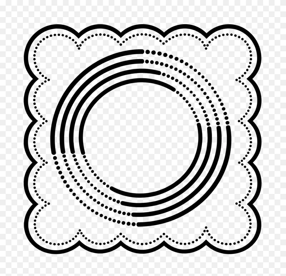 Black Circular Frame PNG Transparent Background  Transparent Background