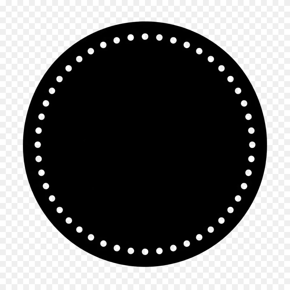 Black Round Stamp PNG Transparent Background  Transparent Background