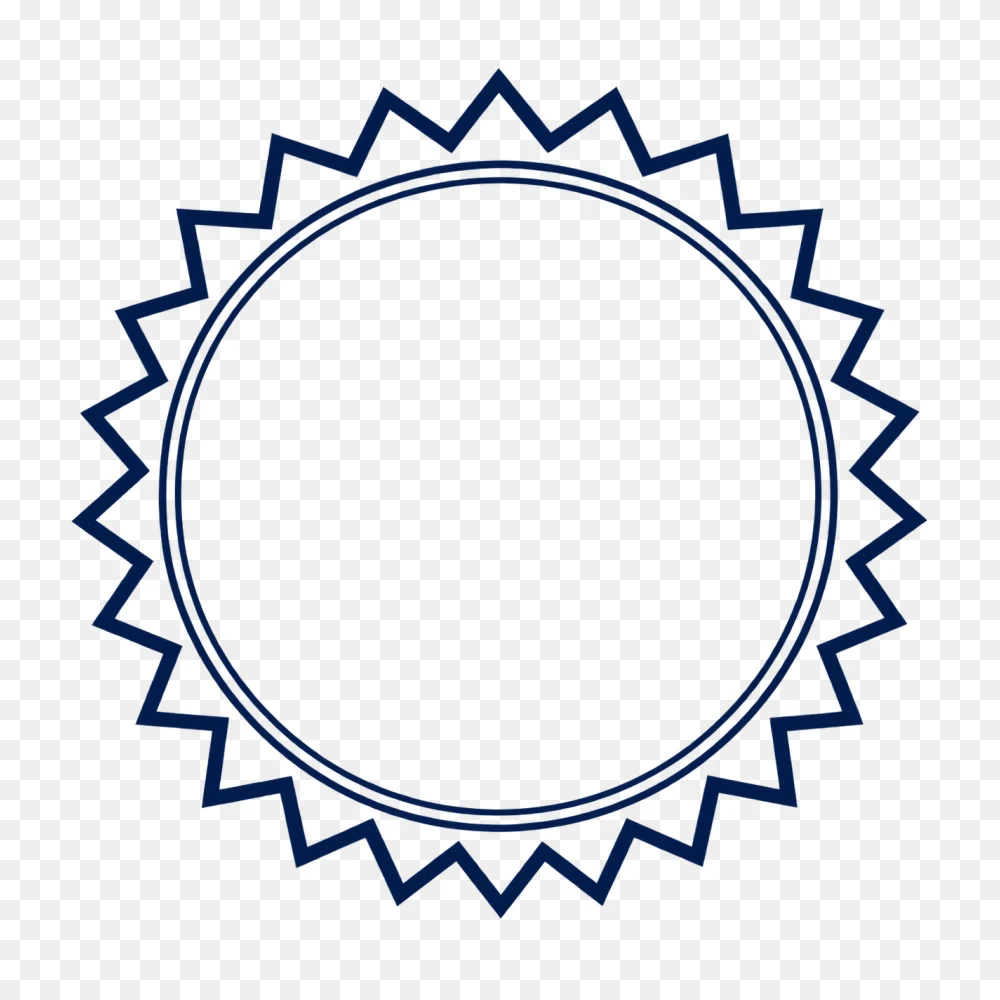 Blue Certificate Seal Transparent Background PNG  Transparent Background