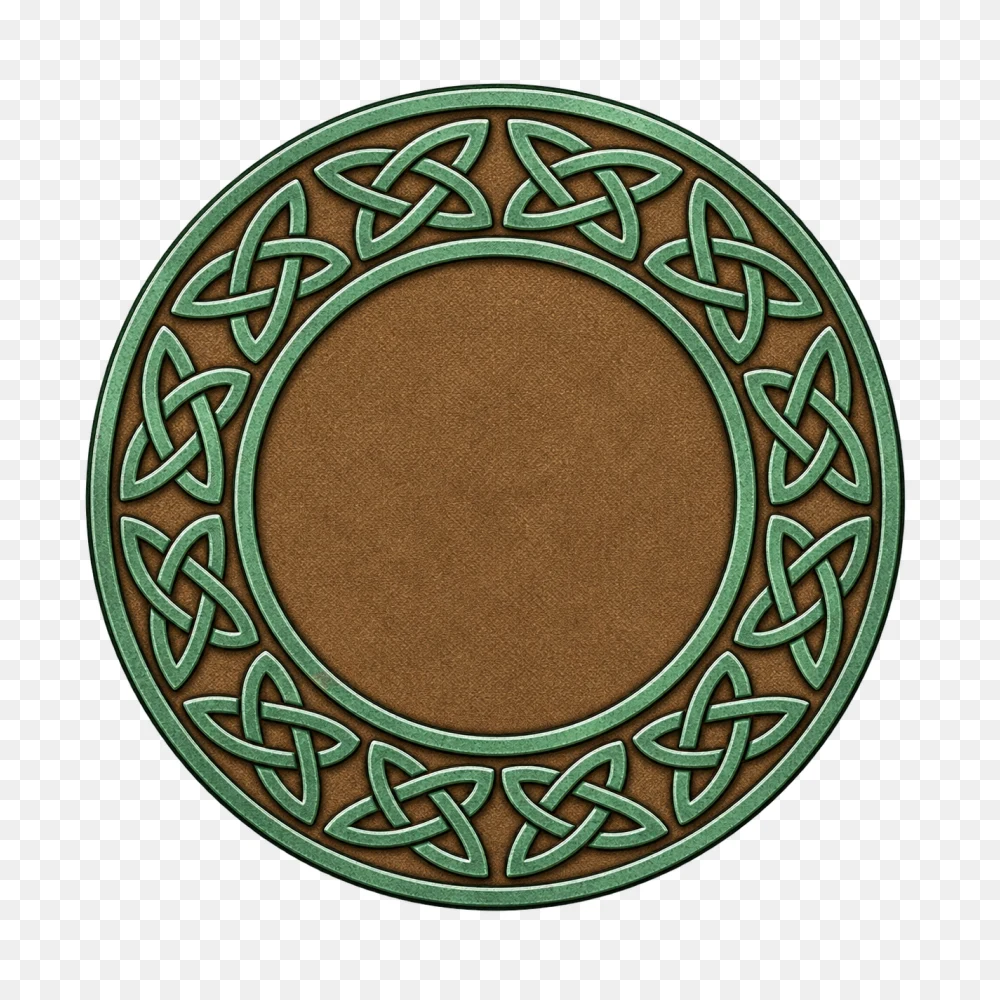 Celtic Knot Circular Frame Transparent Background PNG Transparent Background