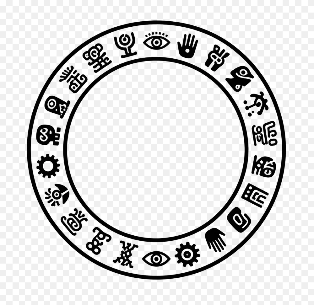 Mystical Circle Symbol Transparent Background PNG  Transparent Background