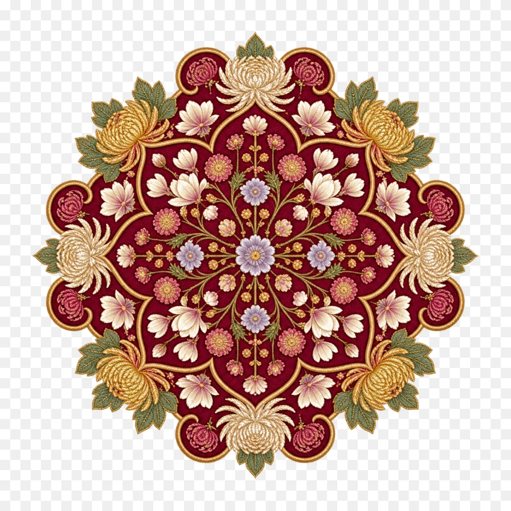 Ornate Floral Mandala PNG Transparent Background  Transparent Background