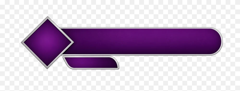 Purple Lower Third Banner Transparent Background PNG Transparent Background