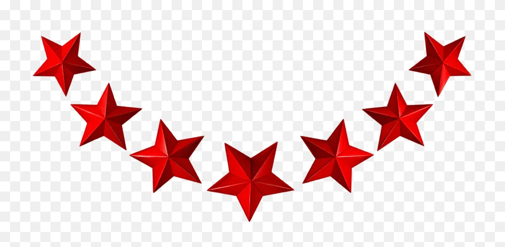Red Stars Transparent Background PNG  Transparent Background