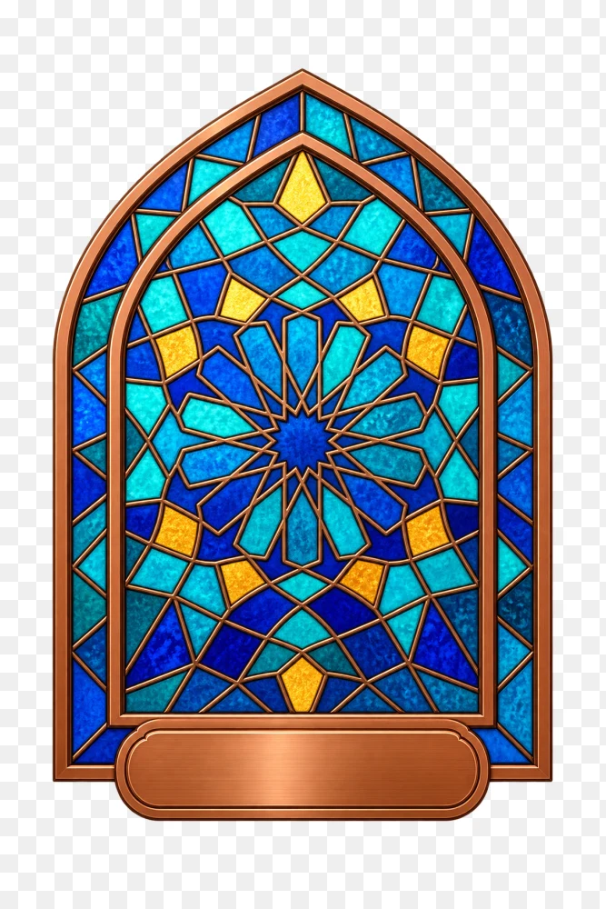 Stained Glass Archway Window Transparent Background PNG Transparent Background