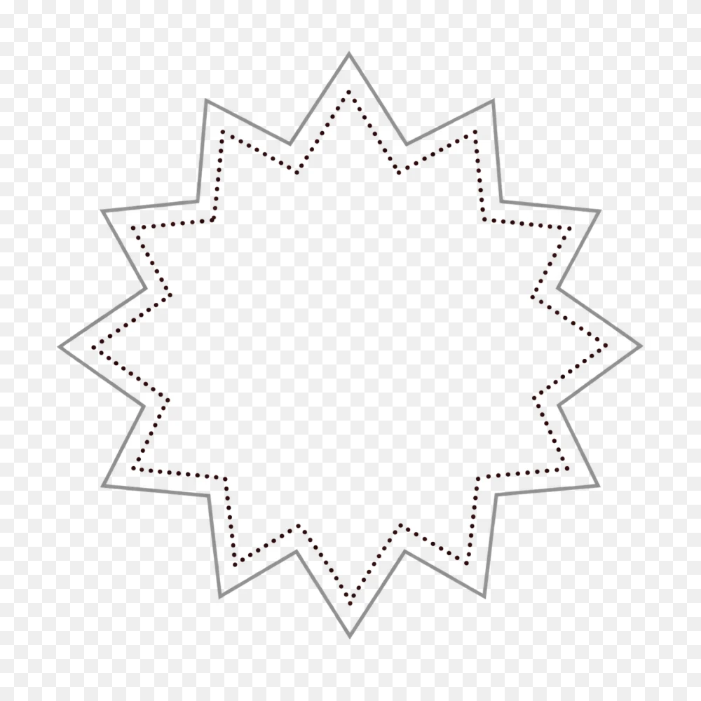 Star Circle Frame Transparent Background PNG  Transparent Background