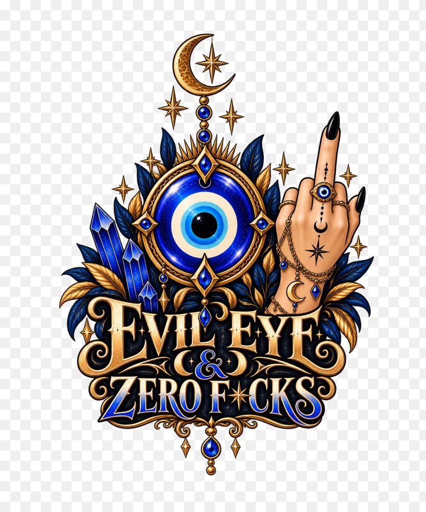 Evil Eye And Zero Fucks Transparent Background PNG Transparent Background