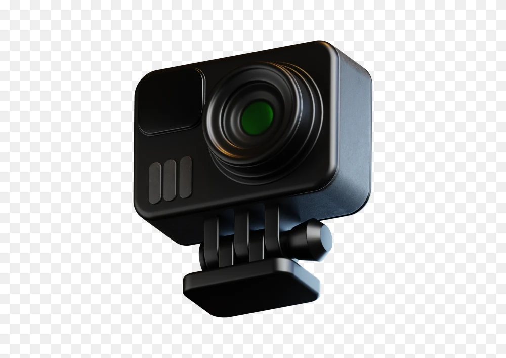 Black Action Camera Transparent Background PNG Transparent Background