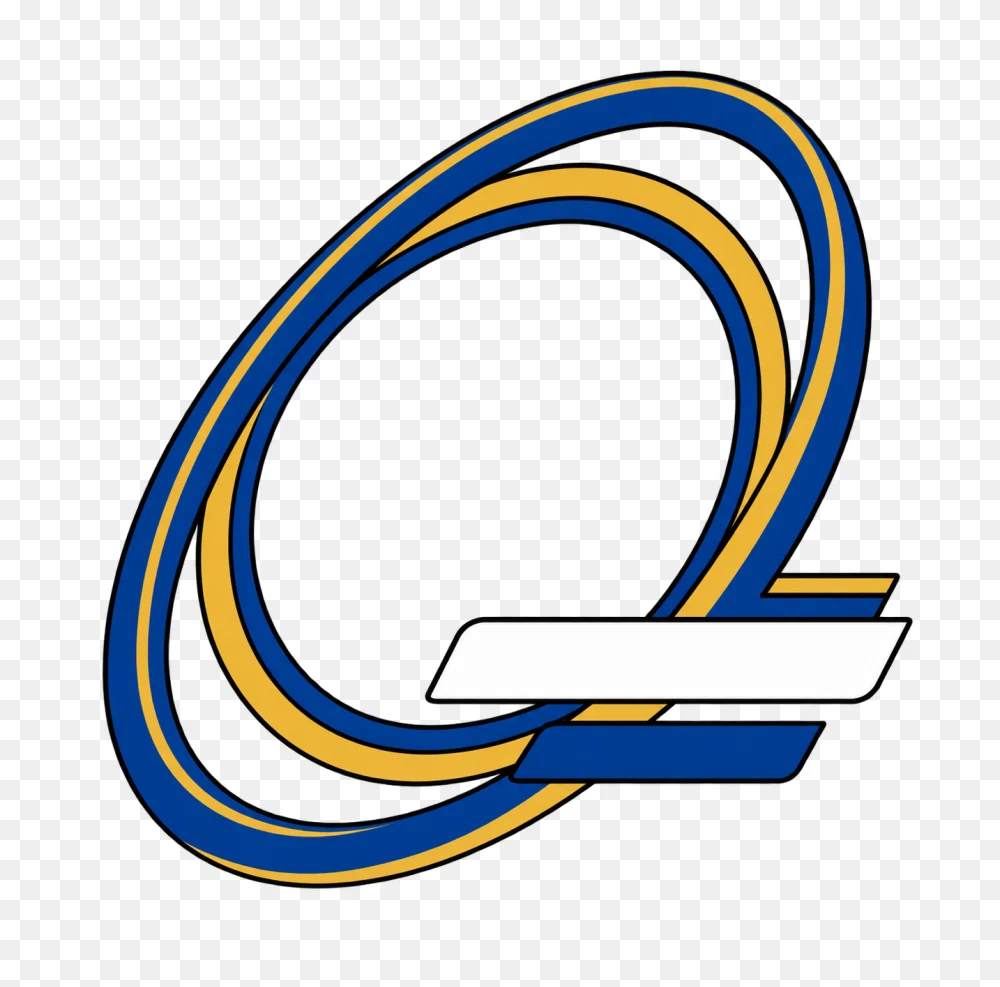 Blue And Gold Letter Q Transparent PNG  Transparent Background