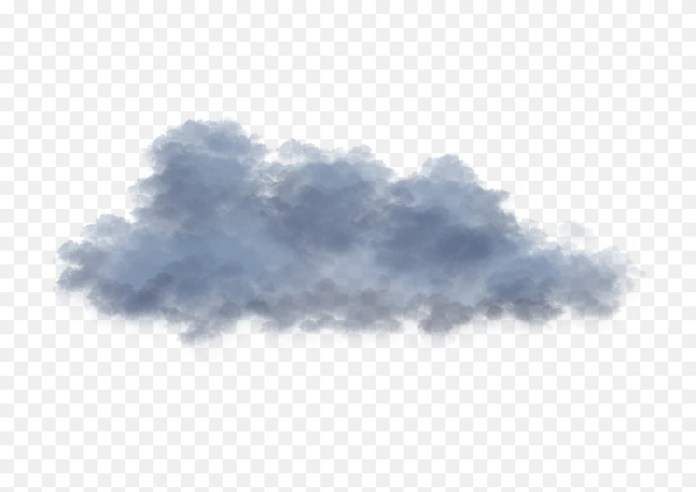 Fluffy Storm Cloud Transparent PNG  Transparent Background