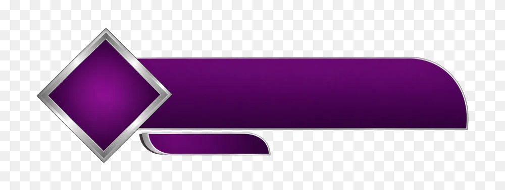 Purple Lower Third Banner Transparent Background PNG Transparent Background