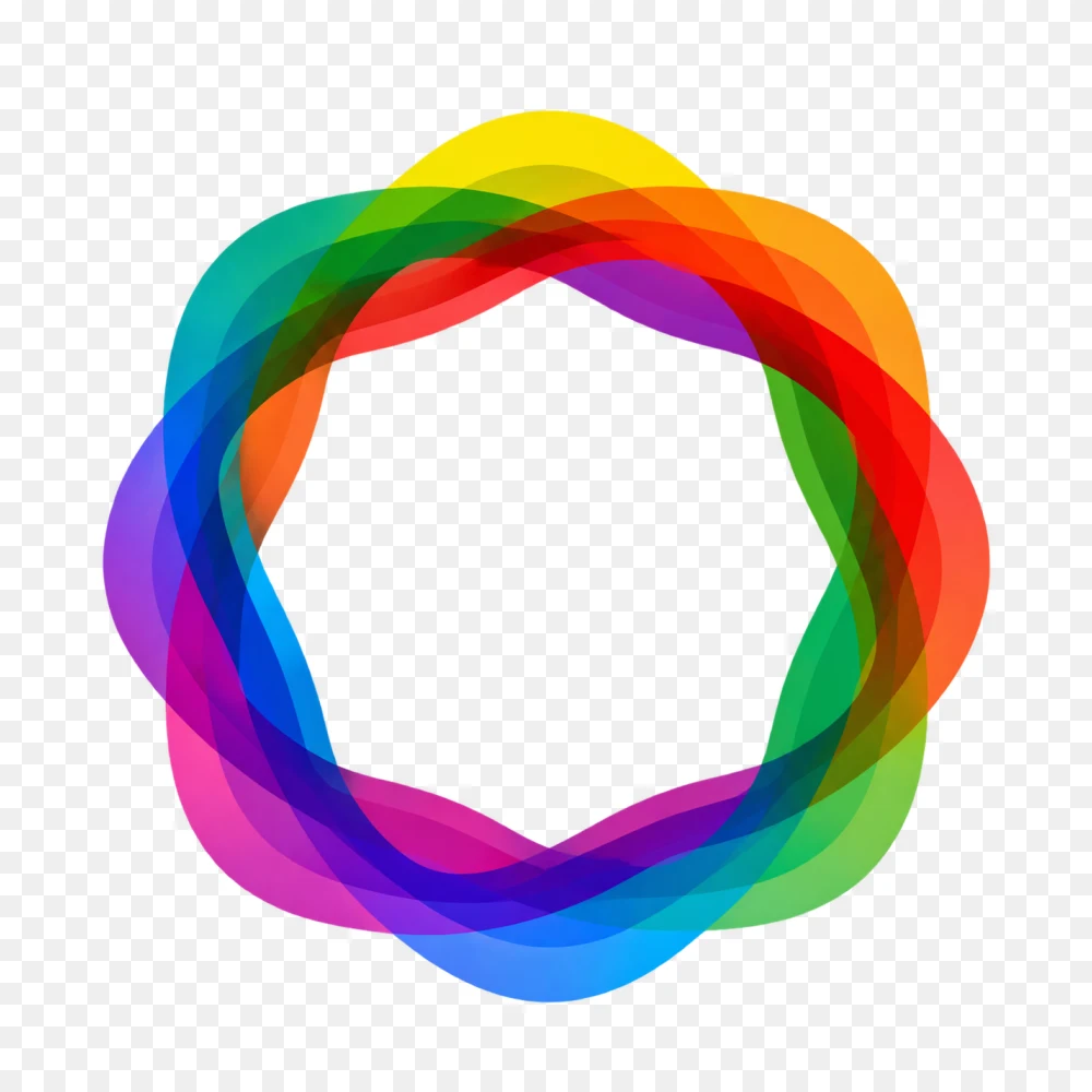 Vibrant Rainbow Color Wheel Transparent PNG  Transparent Background
